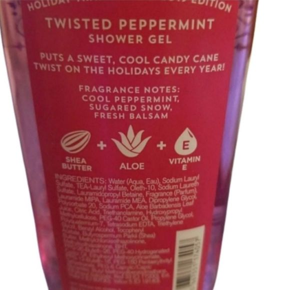 Bath and Body Works Twisted Peppermint Shower Gel, Lotion and Hand Soap - Picture 3 of 8